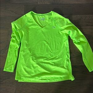 Under Armour Vivid Green Long Sleeve Top